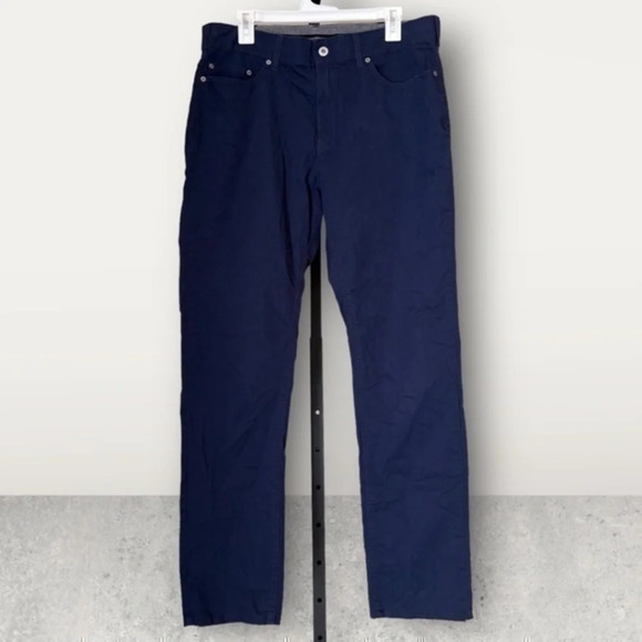 NWOT ~ MEMBERS MARK MASON 5 POCKET NAVEY BLUE PANTS 34X32 - Picture 1 of 4